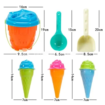 7-Piece Ice Cream Beach Play Set