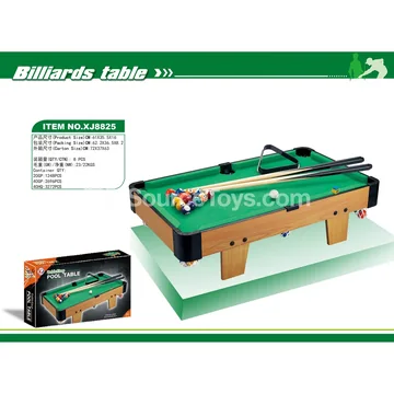 XJ8825 Tabletop Billiard Pool Table with Cues
