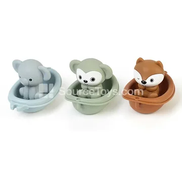 3 Boats + 3 Hand Puppets Set B