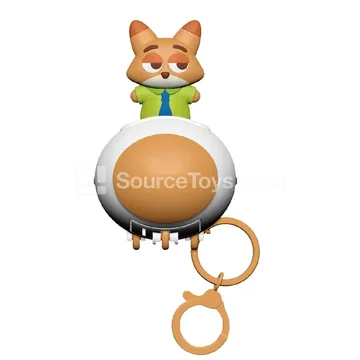 Rocket Keychain  Fox Style