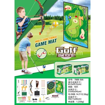 Bow & Double-Sided Golf Set