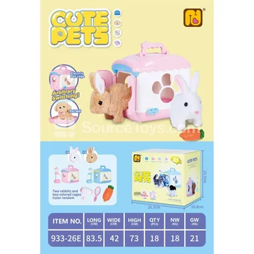 Electric Open-Door Pet House (Rabbit)