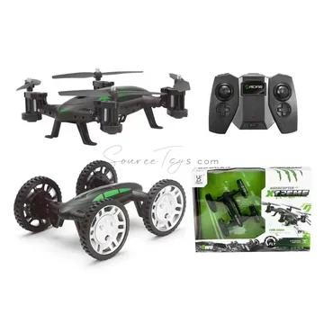 High-Speed Flying Car (Green) RC Off-Road Vehicle