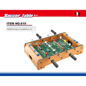619 Wooden Tabletop Foosball Table
