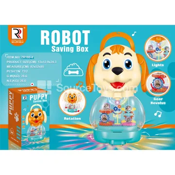 Portable Gear Piggy Bank Dog