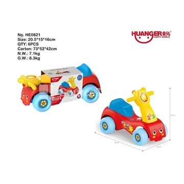 Baby Ride-On Scooter with Lights & Music