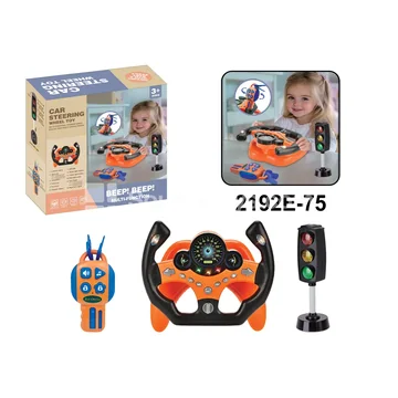 Steering Wheel Racing Simulator 360° Rotating Driving Set Orange