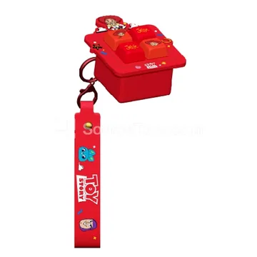 4-Button Toy Keychain with Disney License