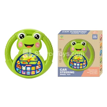 Frog-shaped Steering Wheel Learning Toy