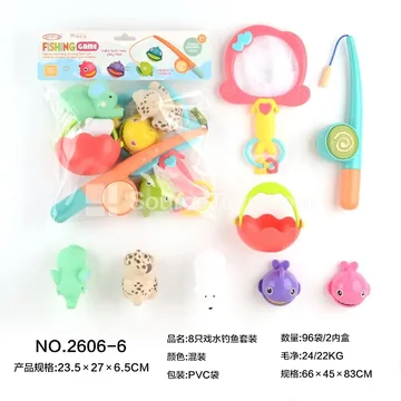 8 Pcs Water Play Fishing Set