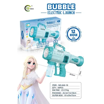 12-Hole Automatic Bubble Gun