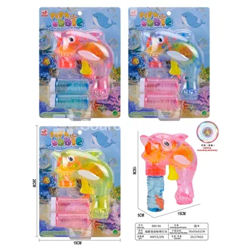 Dolphin Bubble Gun with Lights