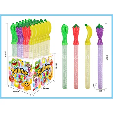 4 Styles Fruit Bubble Sticks