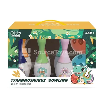 Dinosaur Bowling Pretend Play Game