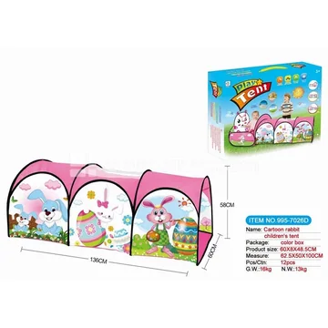 Cartoon Rabbit Tunnel Crawl Tube
