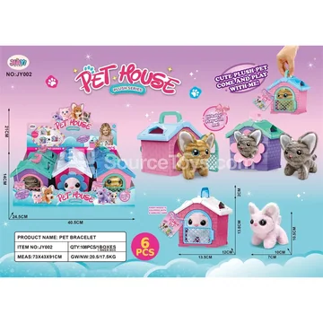 Plush Cat House