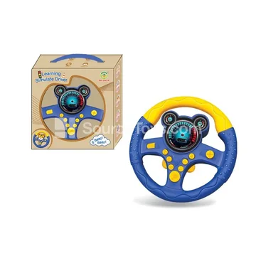 360° Rotating Steering Wheel Toy, Blue