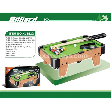XJ8822 Tabletop Pool Table 48x27x16cm