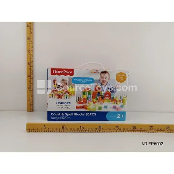 80-Piece Educational Building Blocks
