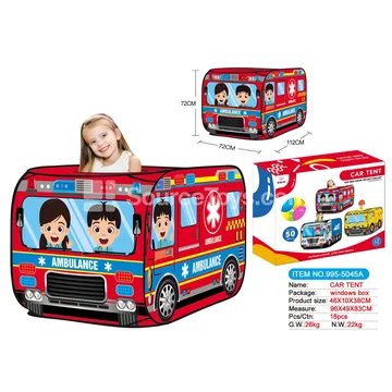 Ambulance Play Tent with 50 Ocean Balls