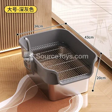 Stainless Steel Rabbit Litter Box