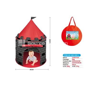 Castle Play Tent and Mongolian Yurt Tent Set