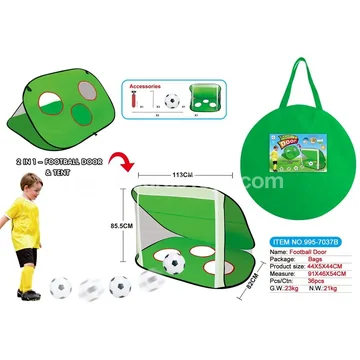 2-in-1 Football Goal & Tent (995-7037B)