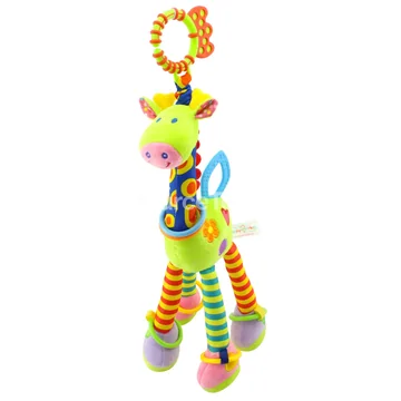 Baby Crib Mobile Toy with Rattle and Teether