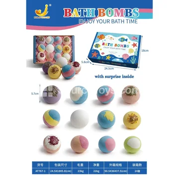 Colorful Ocean Bath Bomb Set