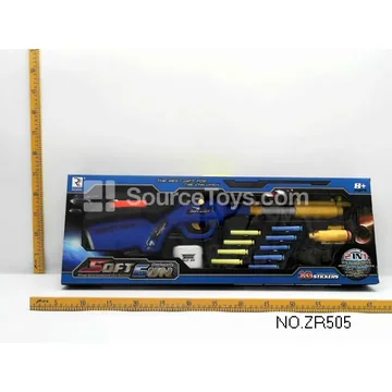 3D Space 2-in-1 Paper/Soft Bullet Gun