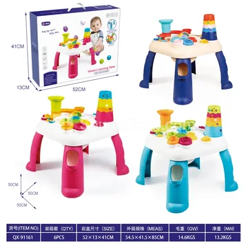 Educational Learning Table with Music (DIY Assembly)