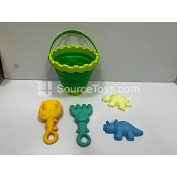 5-Piece Round Beach Bucket Set