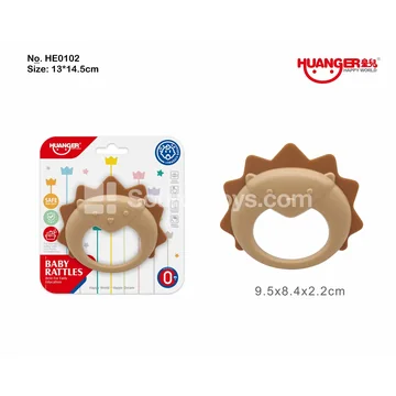 Suction Base Hedgehog Rattle (Model D)