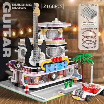 Guitar House Playset with Lights (Upgraded)