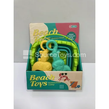 3-Piece Square Beach Bucket Set