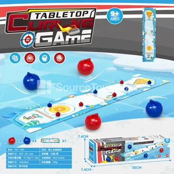 Desktop Ice Hockey and Curling Toy