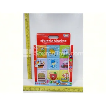 Building Blocks with Squares (9 PCS)
