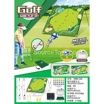 Golf Set with Iron Stand