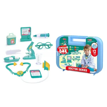 Doctor Pretend-Play Kit in Suitcase Box (DIY Educational)