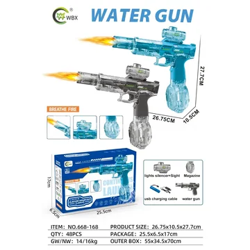 Electric Ice Mouse Water Gun with Lights