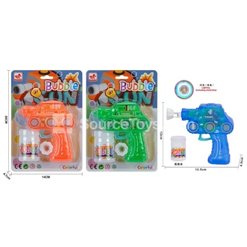 Tank Bubble Gun with Lights