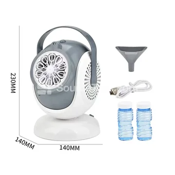 10-Hole Rotating Bubble Machine (Lithium Battery)