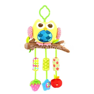 Baby Stroller Hanging Toy with Rattle and Bell