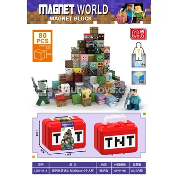 TNT Storage Box with 80pcs Magnetic Mini Figures