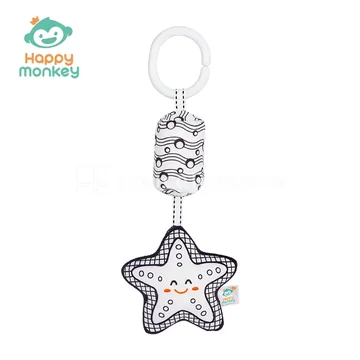 Newborn Crib Mobile - Black & White Ocean Animal Wind Chime