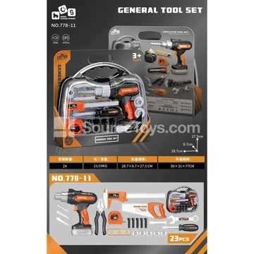 Pretend Play Electric Drill Tool Set