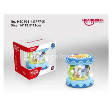 Baby Musical Rotating Drum (Blue)