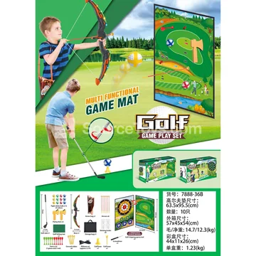 Double-Sided Golf Set with Bow