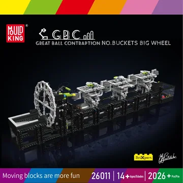 DIY Assembly Building Blocks Bucket Turntable