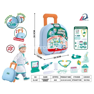 Doctor Pretend Play Set with Suitcase Storage